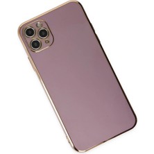 Toyigoo Ieg™  Iphone 11 Pro Max Kılıf Volet Silikon - Mor