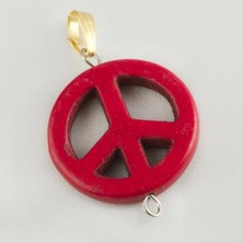 Toyigoo Ieg™ Barış Turkuaz Doğaltaş Kolye Ucu