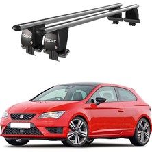 Today Auto Royal Seat Leon (2009-2013) Uyumlu Gri Kilitli Ara Atkı Port Bagaj Tavan Barı