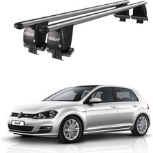 Today Auto Royal Volkswagen Golf (2014-2019) Uyumlu Gri Kilitli Ara Atkı Port Bagaj Tavan Barı