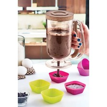 Macgon Dekoratif Ahşap Görünümlü Hamur Porsiyonlayici. 1.kalite.hamur Dağıtıcı,akıtıcı,krep,hamur