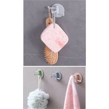 Macgon Yapışkanlı 3 Kollu Mini Askı 4 Adet