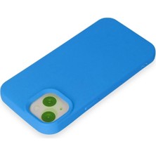 Toyigoo Ieg™  Iphone 15 Kılıf Nano Içi Kadife Silikon - Mavi