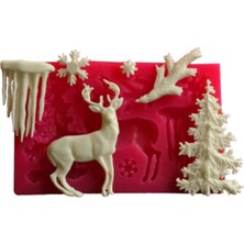 Macgon Yılbaşı Temalı Set Şeker Hamuru Modelleme Kalıbı