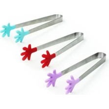 Macgon Silikon Uçlu Şeker Maşası, Lüx Metal Şeker Maşası