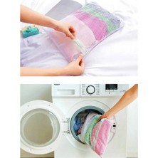 Macgon Çamaşır Torbası Fermuarlı, Çamaşır Yıkama Filesi 30X40 Cm, Koruyucu File