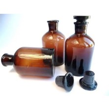 Macgon Cam Sıvı Şişesi Amber Renkli 250 ml
