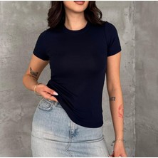 Betnur Kadın Kısa Kollu Modal Kumaş Bady