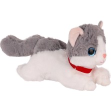 Venüs Shopping KZL-2309034 Peluş Kedi 25 cm -Kızılkaya Oyuncak