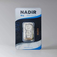 Nadir Gold Nadir 50 Gram Külçe Gümüş