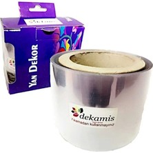 Macgon Şeffaf Pasta Jelatin Yan Dekor 7 cm