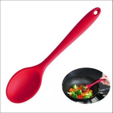Macgon Kırmızı Silikon Kaşık