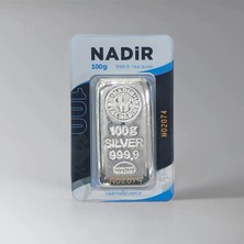 Nadir Gold Nadir 100 Gram Külçe Gümüş