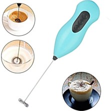 Macgon Pilli Kahve Süt Köpürtücü Karıştırıcı Cappuccino Mixer Köpük Makinesi