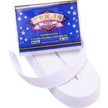 Macgon 10 mt Tek-Iş Paça Lastiği Don Lastiği Kalınlık 2cm Beyaz