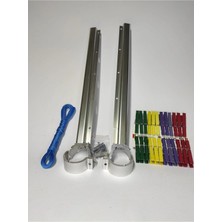 Macgon Balkon Demiri Çamaşır Kurutmalığı Mandal Ip