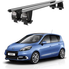 Today Auto Royal Renault Grand Scenic (2009-2013) Uyumlu Gri Kilitli Ara Atkı Port Bagaj Tavan Barı