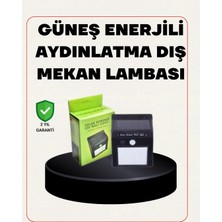 Venüs Shopping Bahçe ve Veranda Için Güneş Paneli ile Otomatik Şarj Olan LED Duvar Lambası