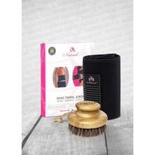 Macgon Nano Termal Korse ve Profesyonel Bambu Atkılı Masaj Fırçası