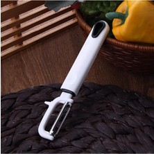 Macgon Paslanmaz Çelik Beyaz Düz Meyve Sebze Yan Soyacak Soyucu