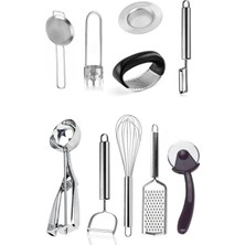 Macgon 10 Parça Lüx Yemek Hazırlık Pratik Mutfak Çeyiz Seti