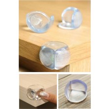 Macgon Yuvarlak Masa Kenar ve Köşe Koruyucu 4'lü Çocuk Emniyet Seti