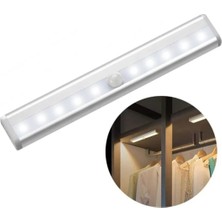 Macgon Hareket Sensörlü LED Aydınlatma 10'lu Çip LED ile Daha Fazla Işık ( Beyaz Işık )