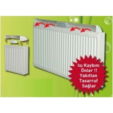 Macgon Radyatör ve Kalorifer Petek Üstü Isı ve Hava Yönlendirici 60CM