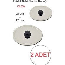 Macgon 24+26 cm Balık Tavası Kapağı