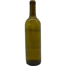 Macgon Şarap Şişesi, Mantar Kapaklı Cam Yağ Şişesi 750 ml 12 Adet