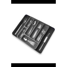 Macgon Çekmece Içi Kaşıklık Sürgülü Çift Taraflı Uzayabilen Kayar Kaşıklık Pratik Ev Gereci