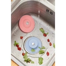 Macgon Silikon Malzeme Banyo Mutfak Gider Evye Lavabo Içine Çöp Tıpası Kaydırmaz Süzgeç