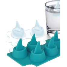 Macgon Köpek Balığı Silikon Buzluk I Buz Poşeti Kalıpları Sharkfin