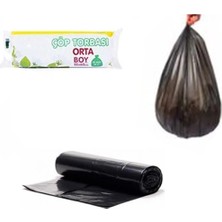 Macgon Orta Boy Çöp Torbası 55X60 cm Siyah 20'li
