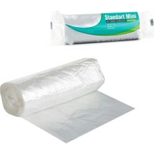 Macgon Standart Mini Boy Çöp Torbası 44X45 cm Beyaz 40'lı