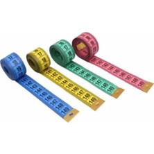 Macgon Mezura 1.5 Metre Çift Yönlü Kutulu Mezure 4 Adet