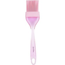 Macgon Açık Pembe Renkli Silikon Hamurişi Fırçası 22,5 cm