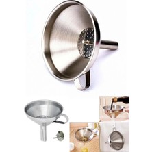 Macgon Çelik Huni Süzgeçli Paslanmaz Çelik Huni 12CM RA403