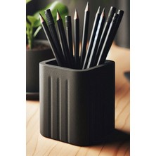 Yapı3D Modern Kare Kalemlik – Minimal Masaüstü Kalem Organizer
