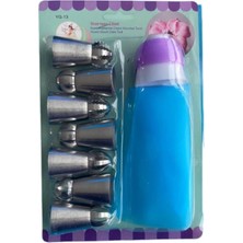 Macgon Topbaş Duy Silikon Krema Torbası Set