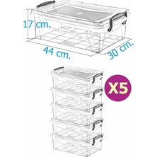 Macgon 10 Litre 5 Adet , SA315 No:4 Saklama Kabı