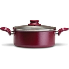 Macgon Bordo Pırlanta Tencere 22 cm FMA08504