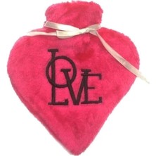 Macgon Sıcak Su Torbası Peluş Kaplamalı Kalp Şeklinde