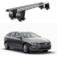 Today Auto Royal Volvo V60 (2010-2011) Uyumlu Gri Kilitli Ara Atkı Port Bagaj Tavan Barı
