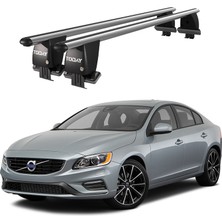 Today Auto Royal Volvo S60 (2010-2018) Uyumlu Gri Kilitli Ara Atkı Port Bagaj Tavan Barı