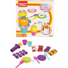 Venüs Shopping Crafy Buzzy Muzzy Dondurma Oyun Hamuru Seti 200 G 22 Parça