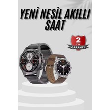 Venüs Shopping Akıllı Saat Çelik Kordon Çağrı Cevaplama Amoled Ekran Titreşimli Uyku ve Sağlık Takibi