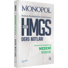 Monopol Yayınları Hmgs Medeni Hukuk Ders Notları 3. Baskı 2026