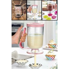 Macgon Pancake Ölçekli Krema Hamur Puding Porsiyonlayıcı Dağıtıcı Akıtma Yardımcısı Hamur Dağıtıcı