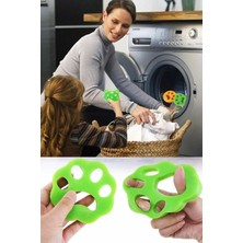 Macgon 4 Adet Yapışkanlı Saç Tüy Toz Toplayıcı Çamaşır Makinede Yıkanabilir Tüy Tiftik Toplayıcı 4 Adet